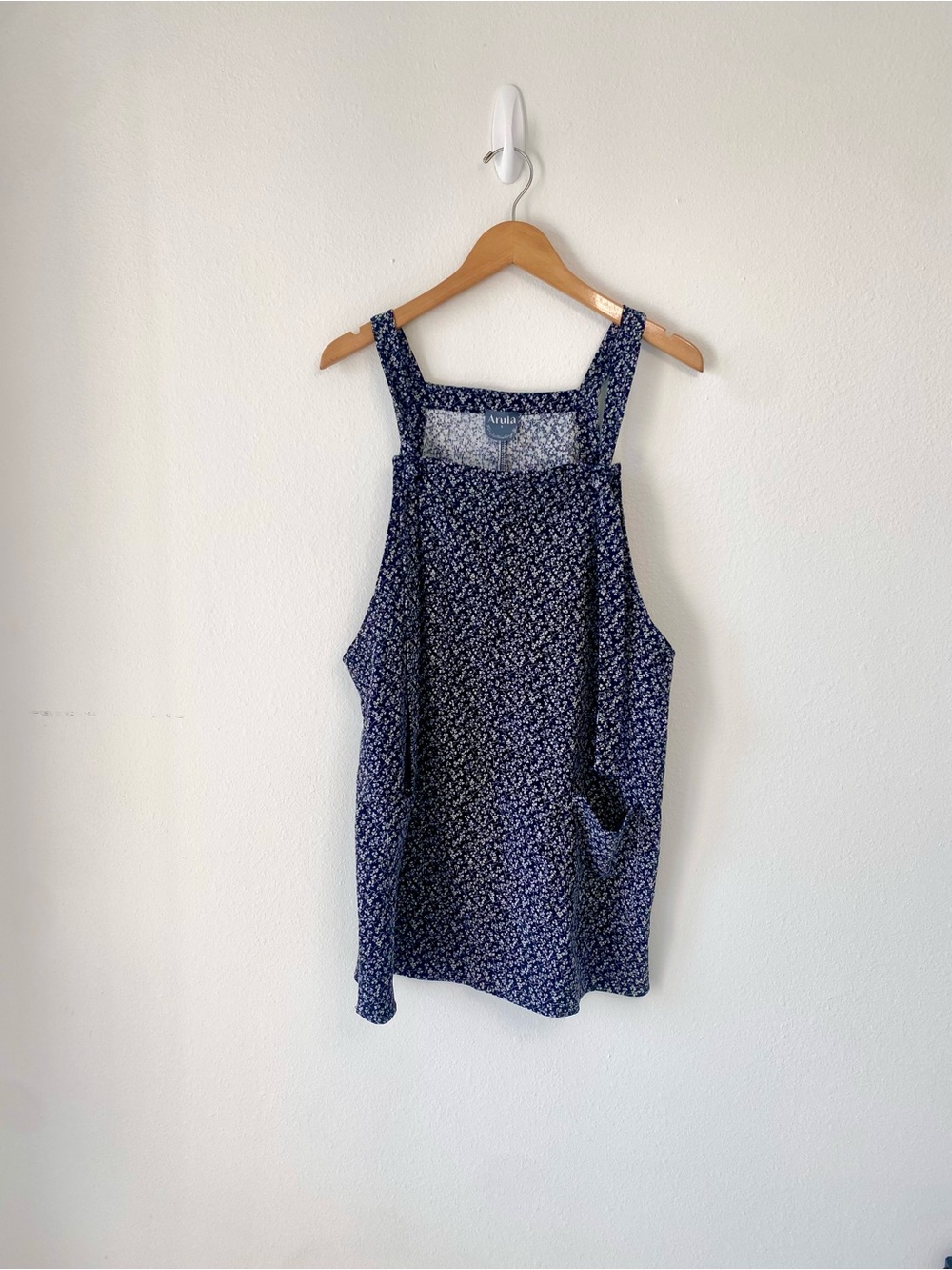Arula Floral Corduroy Jumper Dress Size X / With Pockets / Adjustable